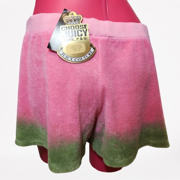 Juicy Couture Tie Dye Terry Cloth Shorts - Size Large - Picture 3 of 11